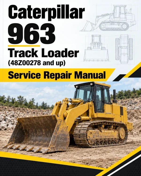 Caterpillar CAT 963 Track Loader Service Repair Manual (48Z00278 and up)