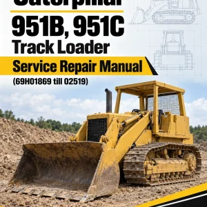 Caterpillar CAT 951B, 951C Track Loader Service Repair Manual (69H01869 till 02519) Caterpillar CAT 951B, 951C Track Loader Service Repair Manual (69H01869 till 02519)