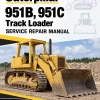 Caterpillar CAT 951B, 951C Track Loader Service Repair Manual (69H03679 till 03702) Caterpillar CAT 951B, 951C Track Loader Service Repair Manual (69H03679 till 03702)