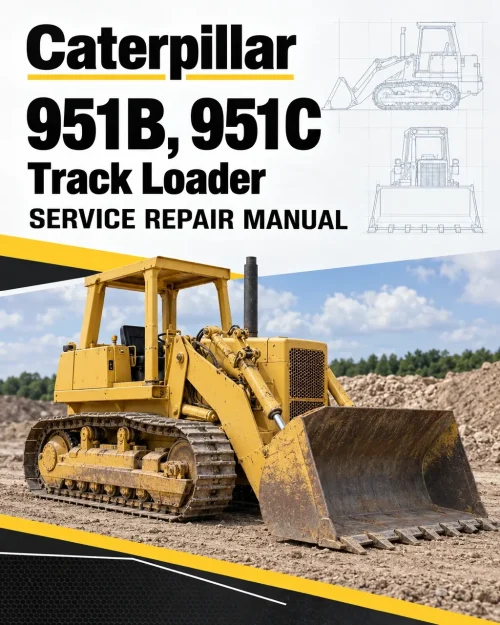 Caterpillar CAT 951B, 951C Track Loader Service Repair Manual (69H03679 till 03702)