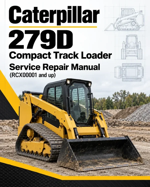 Caterpillar CAT 279D Compact Track Loader Service Repair Manual (RCX00001 and up) Caterpillar CAT 279D Compact Track Loader Service Repair Manual (RCX00001 and up)