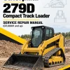 Caterpillar CAT 279D Compact Track Loader Service Repair Manual (GTL00001 and up)