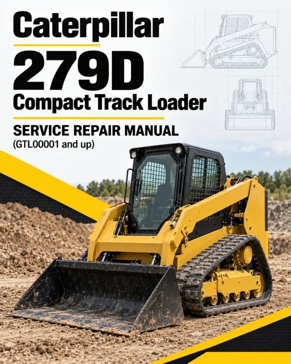 Caterpillar CAT 279D Compact Track Loader Service Repair Manual (GTL00001 and up)