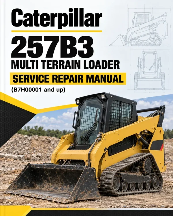 Caterpillar CAT 257B3 Multi Terrain Loader Service Repair Manual (B7H00001 and up)