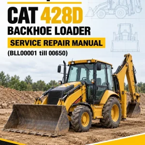 Caterpillar CAT 428D Backhoe Loader Service Repair Manual (BLL00001 till 00650)