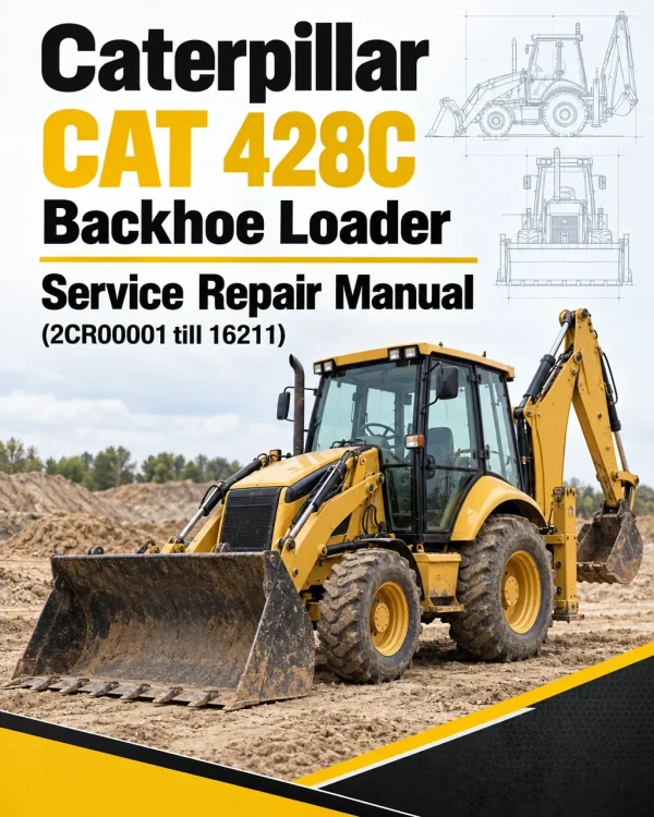 Caterpillar CAT 428C Backhoe Loader Service Repair Manual (2CR00001 till 16211) Caterpillar CAT 428C Backhoe Loader Service Repair Manual (2CR00001 till 16211)