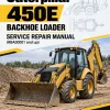 Caterpillar CAT 450E Backhoe Loader Service Repair Manual (RBA00001 and up)