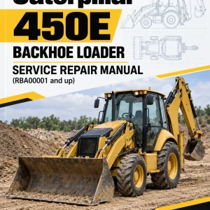 Caterpillar CAT 450E Backhoe Loader Service Repair Manual (RBA00001 and up)
