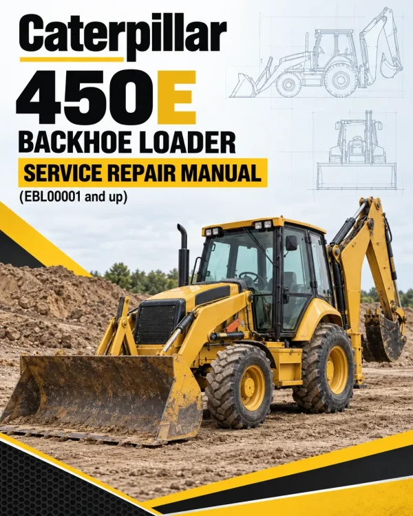 Caterpillar CAT 450E Backhoe Loader Service Repair Manual (EBL00001 and up)
