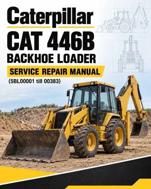 Caterpillar CAT 446B Backhoe Loader Service Repair Manual (5BL00001 till 00383)