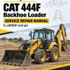 Caterpillar CAT 444F Backhoe Loader Service Repair Manual (LJJ00001 and up)