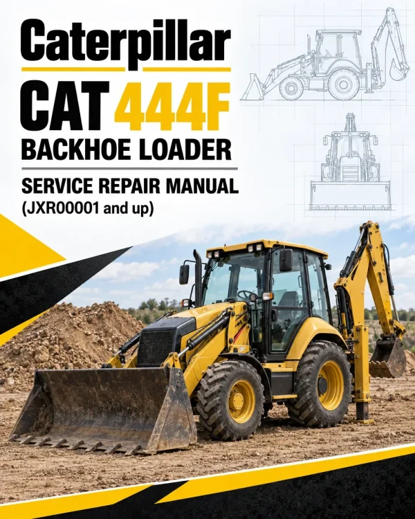 Caterpillar CAT 444F Backhoe Loader Service Repair Manual (JXR00001 and up) Caterpillar CAT 444F Backhoe Loader Service Repair Manual (JXR00001 and up)