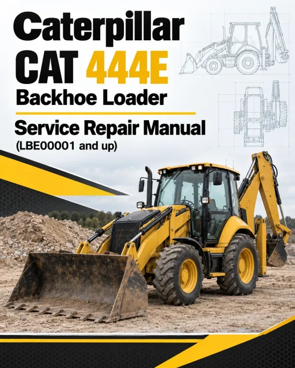 Caterpillar CAT 444E Backhoe Loader Service Repair Manual (LBE00001 and up) Caterpillar CAT 444E Backhoe Loader Service Repair Manual (LBE00001 and up)