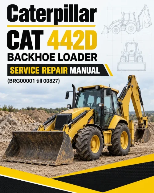 Caterpillar CAT 442D Backhoe Loader Service Repair Manual (BRG00001 till 00827)