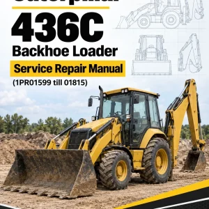 Caterpillar CAT 436C Backhoe Loader Service Repair Manual (1PR01599 till 01815)