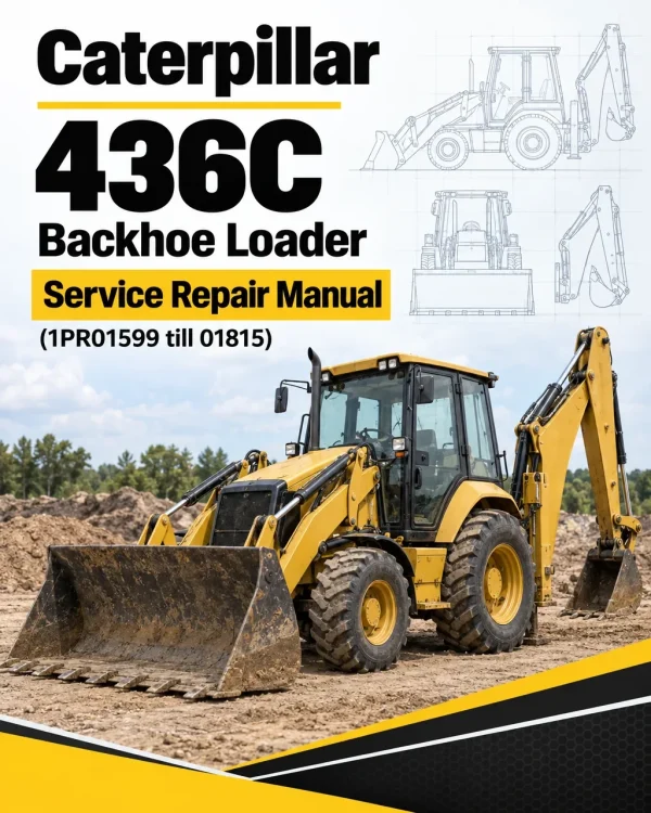 Caterpillar CAT 436C Backhoe Loader Service Repair Manual (1PR01599 till 01815) Caterpillar CAT 436C Backhoe Loader Service Repair Manual (1PR01599 till 01815)
