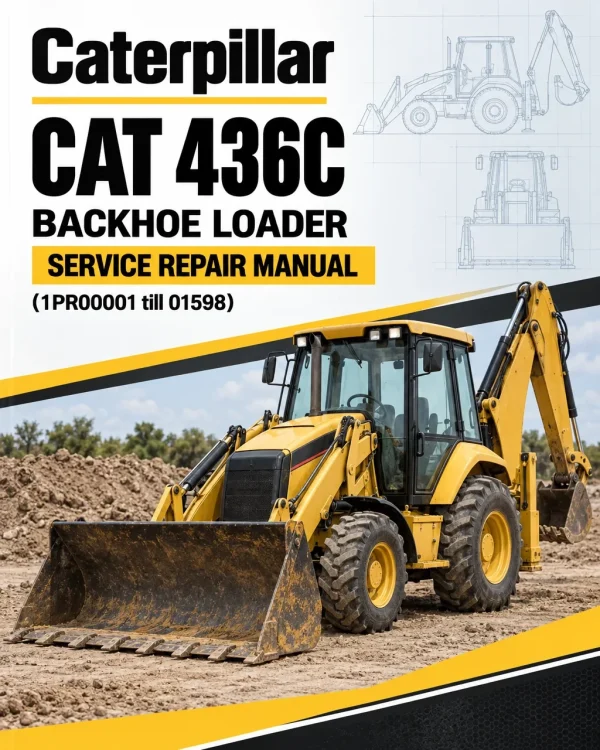 Caterpillar CAT 436C Backhoe Loader Service Repair Manual (1PR00001 till 01598)