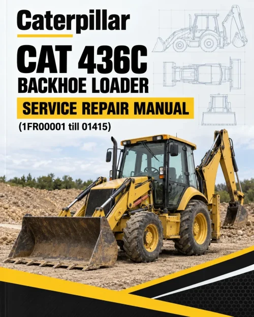 Caterpillar CAT 436C Backhoe Loader Service Repair Manual (1FR00001 till 01415)
