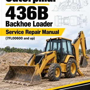 Caterpillar CAT 436B Backhoe Loader Service Repair Manual (7FL00600 and up)