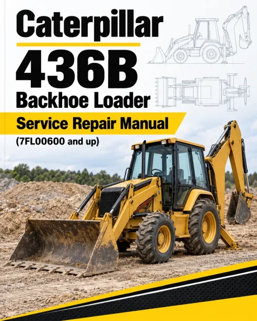 Caterpillar CAT 436B Backhoe Loader Service Repair Manual (7FL00600 and up)