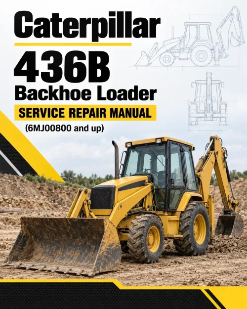 Caterpillar CAT 436B Backhoe Loader Service Repair Manual (6MJ00800 and up)