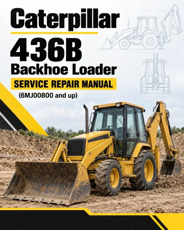 Caterpillar CAT 436B Backhoe Loader Service Repair Manual (6MJ00800 and up)