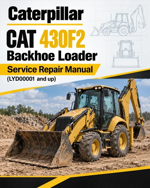 Caterpillar CAT 430F2 Backhoe Loader Service Repair Manual (LYD00001 and up)