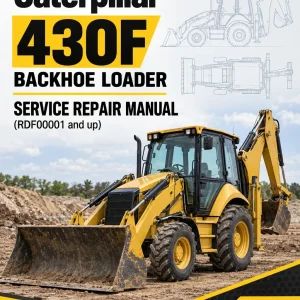 Caterpillar CAT 430F Backhoe Loader Service Repair Manual (RDF00001 and up)
