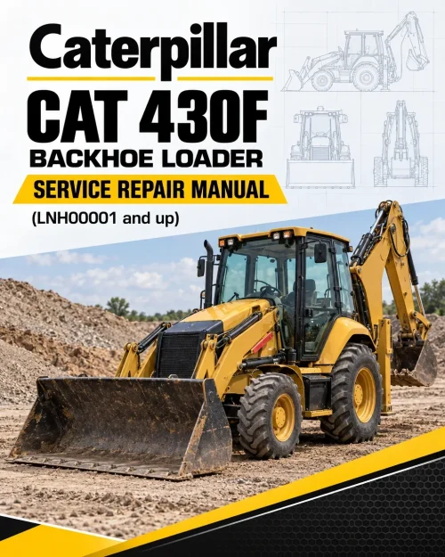 Caterpillar CAT 430F Backhoe Loader Service Repair Manual (LNH00001 and up)
