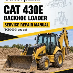 Caterpillar CAT 430E Backhoe Loader Service Repair Manual (SCD00001 and up)