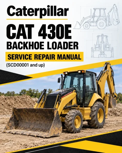 Caterpillar CAT 430E Backhoe Loader Service Repair Manual (SCD00001 and up)