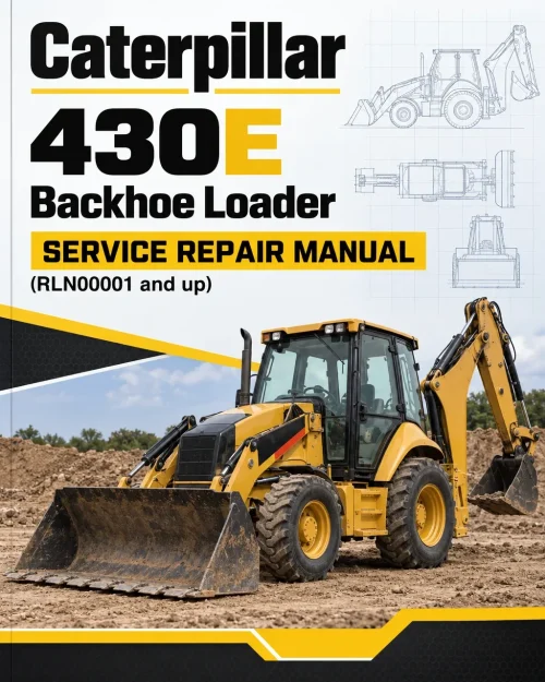 Caterpillar CAT 430E Backhoe Loader Service Repair Manual (RLN00001 and up)