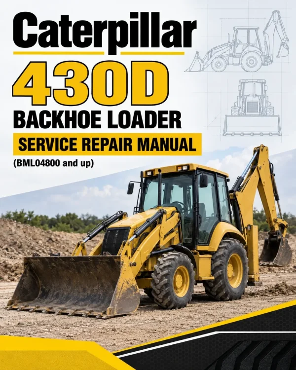 Caterpillar CAT 430D Backhoe Loader Service Repair Manual (BML04800 and up) Caterpillar CAT 430D Backhoe Loader Service Repair Manual (BML04800 and up)
