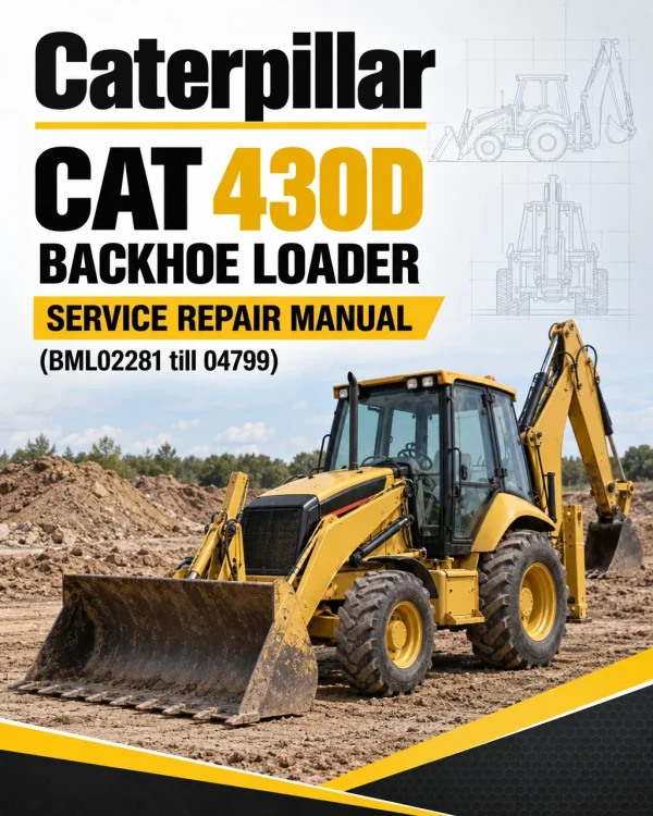 Caterpillar CAT 430D Backhoe Loader Service Repair Manual (BML02281 till 04799) Caterpillar CAT 430D Backhoe Loader Service Repair Manual (BML02281 till 04799)