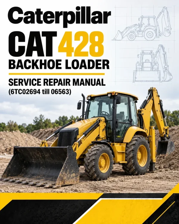 Caterpillar CAT 428 Backhoe Loader Service Repair Manual (6TC02694 till 06563) Caterpillar CAT 428 Backhoe Loader Service Repair Manual (6TC02694 till 06563)
