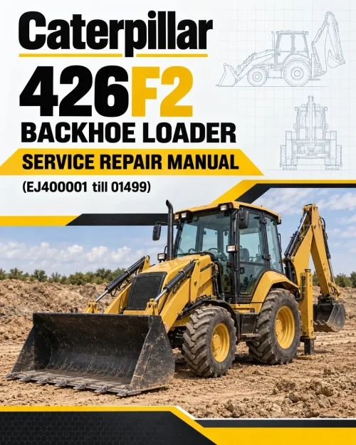 Caterpillar CAT 426F2 Backhoe Loader Service Repair Manual (EJ400001 till 01499)