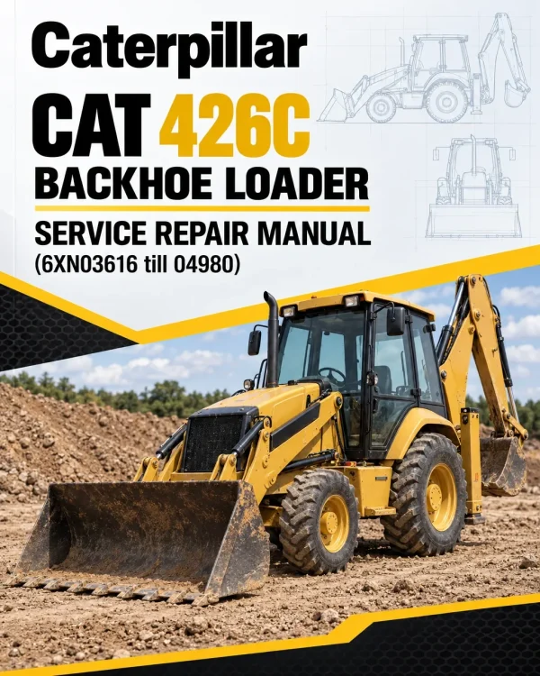 Caterpillar CAT 426C Backhoe Loader Service Repair Manual (6XN03616 till 04980) Caterpillar CAT 426C Backhoe Loader Service Repair Manual (6XN03616 till 04980)