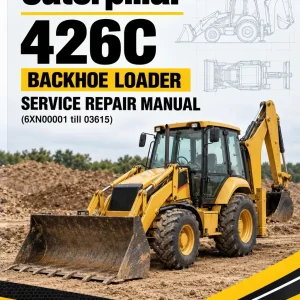 Caterpillar CAT 426C Backhoe Loader Service Repair Manual (6XN00001 till 03615)