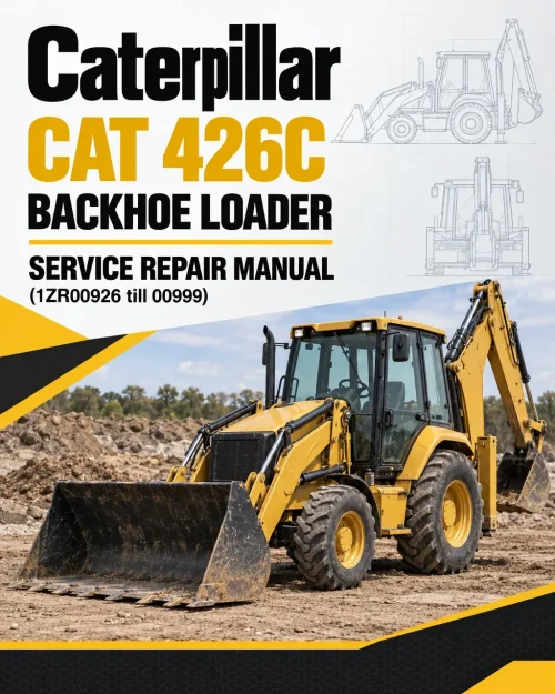 Caterpillar CAT 426C Backhoe Loader Service Repair Manual (1ZR00926 till 00999)