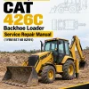 Caterpillar CAT 426C Backhoe Loader Service Repair Manual (1YR01517 till 02191)