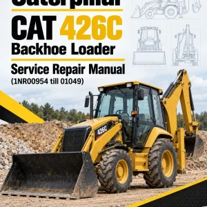 Caterpillar CAT 426C Backhoe Loader Service Repair Manual (1NR00954 till 01049)