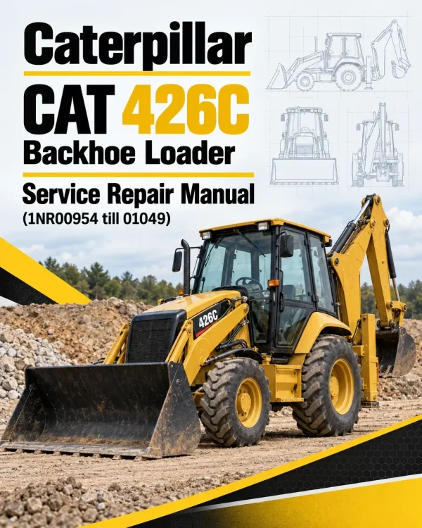 Caterpillar CAT 426C Backhoe Loader Service Repair Manual (1NR00954 till 01049)