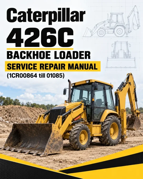 Caterpillar CAT 426C Backhoe Loader Service Repair Manual (1CR00864 till 01085) Caterpillar CAT 426C Backhoe Loader Service Repair Manual (1CR00864 till 01085)