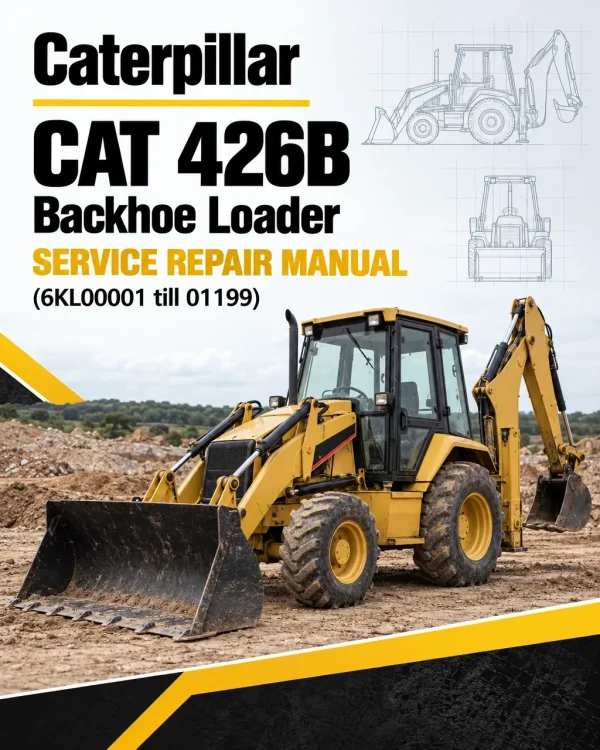 Caterpillar CAT 426B Backhoe Loader Service Repair Manual (6KL00001 till 01199)