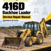 Caterpillar CAT 416D Backhoe Loader Service Repair Manual (BGJ00523 till 01315)
