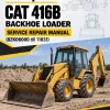 Caterpillar CAT 416B Backhoe Loader Service Repair Manual (8ZK06000 till 11031)