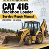 Caterpillar CAT 416 Backhoe Loader Service Repair Manual (5PC00001 till 06191)