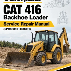 Caterpillar CAT 416 Backhoe Loader Service Repair Manual (5PC00001 till 06191)