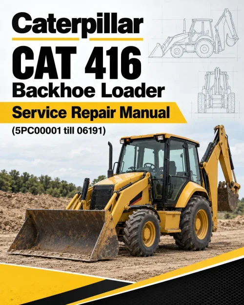 Caterpillar CAT 416 Backhoe Loader Service Repair Manual (5PC00001 till 06191) Caterpillar CAT 416 Backhoe Loader Service Repair Manual (5PC00001 till 06191)