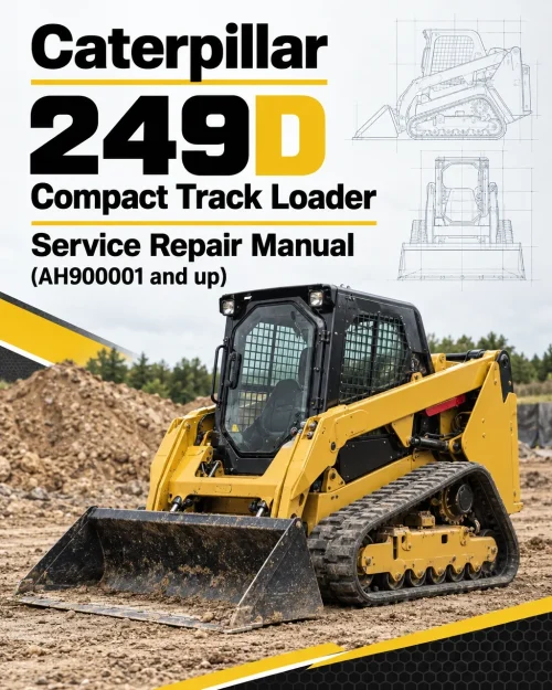 Caterpillar CAT 249D Compact Track Loader Service Repair Manual (AH900001 and up) Caterpillar CAT 249D Compact Track Loader Service Repair Manual (AH900001 and up)